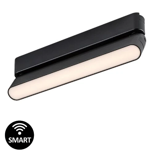 Lampă SMART pe șină Line15V Rabalux, LED 7W, 340 lumeni, control TUYA Smart, 3 lumini reglabile